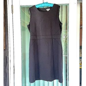 Jaclyn Smith Collection classic black simple knee length dress sz XXL